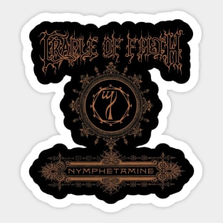 Cradle Of Filth Nymphetamine 2 Album Cover Sticker